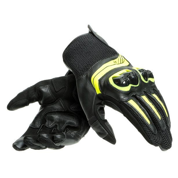Dainese Mig-3 Glove Unisex Glove Black Fluro Yellow 